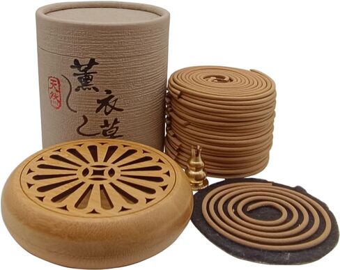 Coil Incense,Traditional spiraled Incense,Perfect for Meditation Spaces,Living Rooms,or Any Indoor Area Where You Want to Create a Relaxing Atmosphere. (48Agarwood) in Saudi Arabia