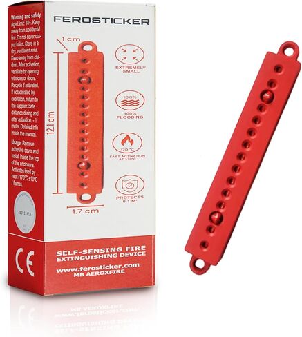 Small Automatic Fire Extinguisher – Non-Toxic, Compact & Maintenance-Free Household Fire Protection for Electric Boxes, Solar Generators, Vehicles, Lithium Batteries, Ship Cabins. in Kuwait