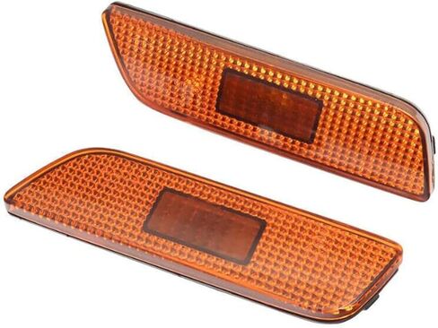 Pair For Volvo S80 Front Bumper Reflector Side Maker Light Amber Side Marker Light Assembly 1999 2000 2001 2002 2003 2004 2005 2006 9188263,9188264 in Kuwait