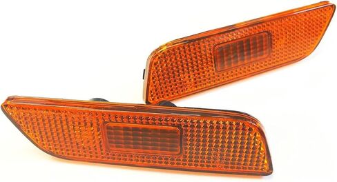 Pair For Volvo S80 Front Bumper Reflector Side Maker Light Amber Side Marker Light Assembly 1999 2000 2001 2002 2003 2004 2005 2006 9188263,9188264 in Kuwait