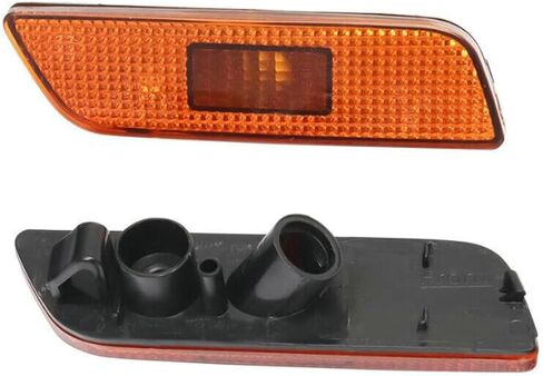Pair For Volvo S80 Front Bumper Reflector Side Maker Light Amber Side Marker Light Assembly 1999 2000 2001 2002 2003 2004 2005 2006 9188263,9188264 in Kuwait
