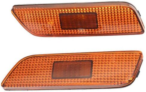 Pair For Volvo S80 Front Bumper Reflector Side Maker Light Amber Side Marker Light Assembly 1999 2000 2001 2002 2003 2004 2005 2006 9188263,9188264 in Kuwait
