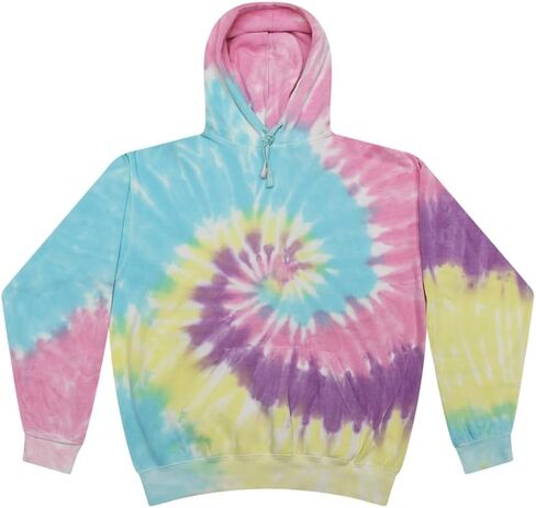 Colortone Tie Dye Pullover Hoodies for Women and Men - Classic Fit Sweatshirts in Kuwait