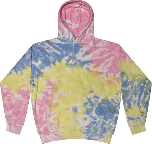 بلوفر بغطاء للرأس من Colortone Tie Dye للنساء والرجال - سوياتشيرتس بمقاس كلاسيكي in Kuwait