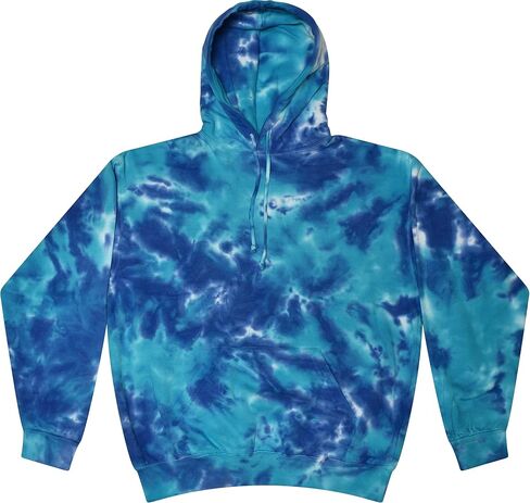 بلوفر بغطاء للرأس من Colortone Tie Dye للنساء والرجال - سوياتشيرتس بمقاس كلاسيكي in Kuwait
