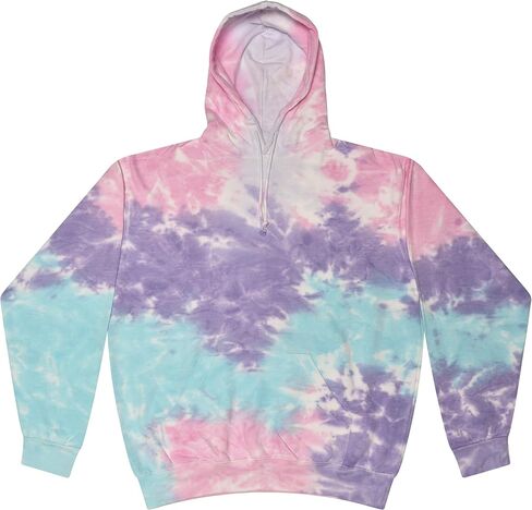 بلوفر بغطاء للرأس من Colortone Tie Dye للنساء والرجال - سوياتشيرتس بمقاس كلاسيكي in Kuwait