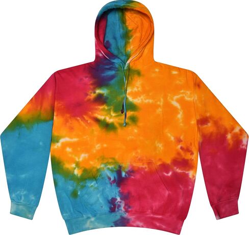 بلوفر بغطاء للرأس من Colortone Tie Dye للنساء والرجال - سوياتشيرتس بمقاس كلاسيكي in Kuwait
