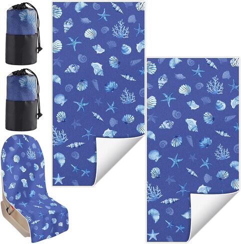 OBUSATT 2 Pack Car Seat Towel Covers with Storage Bag Seat Cover Protector Athletic Running Towel Sweat Washable Cover Gift for Car Outdoor Sport Activities Gym Workout 63x32 in, National Parks in Saudi Arabia