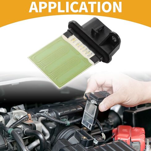 مقاوم محرك منفاخ HVAC رقم 52476725 مقاوم منفاخ السخان لسيارة شيفروليه كافالير L4 2.2L 1995-2002 معدن ABS أسود in Kuwait