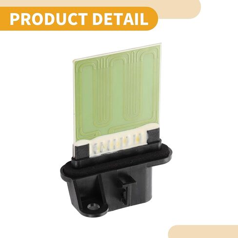 مقاوم محرك منفاخ HVAC رقم 52476725 مقاوم منفاخ السخان لسيارة شيفروليه كافالير L4 2.2L 1995-2002 معدن ABS أسود in Kuwait