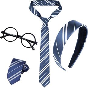 إكسسوارات الأزياء السحرية للكبار، نظارات دائرية مخططة على شكل ربطة رأس، إكسسوارات شعر للزي التنكري لحفلات الكرنفال in Kuwait