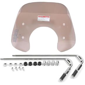 Motorcycle Adjustable Brown ABS Material 13.8x16.9in Fit for GTS300 Primavera150 Spring Sprint150 with Mounting Accessories in Kuwait