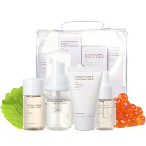 HEVEBLUE Salmon Caring Centella Special Travel Kit Bag in Kuwait