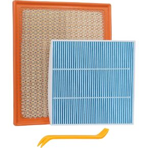 Engine Air Filter&Cabin Air Filter Combo Pack-Compatible with Toyota Tacoma V6 3.5L 2016 2017 2018 2019 2020 2021 2022 2023-CF10374&CA11895 in Kuwait