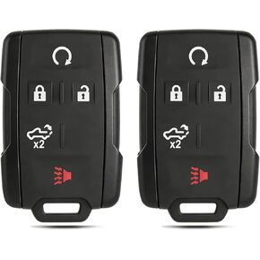 433MHZ Remote Key Fob Replacement for Chevy Silverado GMC Sierra 1500 2500 3500 2019 2020 2021 2022 2023 Keyless Entry Remote M3N-32337200 84209236 Tailgate Button in Kuwait
