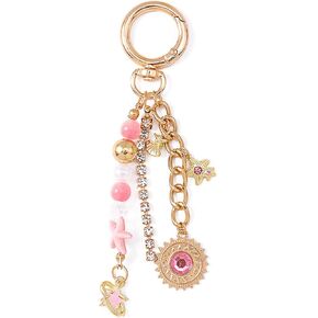 Gold Bag Charms Keychain, Cute Car keyrings Purse Handbags Accessories Women Gifts in Kuwait
