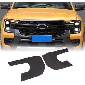 طبقة تظليل المصباح الأمامي Yinanlutos متوافقة مع Ford Ranger 2023-2025‌ المصباح الأمامي الواقي للديكور ملصق لاصق ملحقات السيارة الخارجية مادة TPU قطعتان in Kuwait