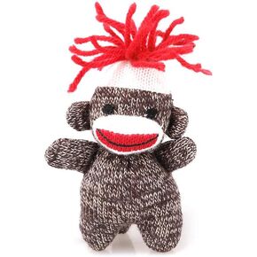 Plushland Stuffed Sock Monkey Keychain – Plush Sock Monkey Gift for Kids and Adults – 12 PCS – 4 Inches. in Kuwait