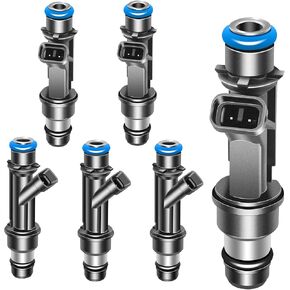 Upgraded 12586551 6 Pack Fuel Injectors Compatible with Buick LeSabre/Regal 2001-2004,for Park Avenue,for Chevy Camaro 2000-2002,for Impala Monte Carlo,for Pontiac Bonneville Firebird 3.8L in Kuwait