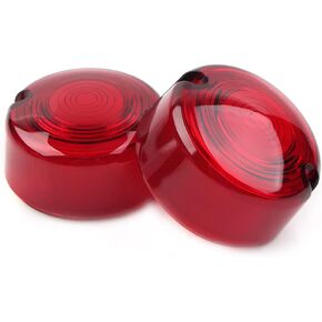 SIKUAI Motorcycle Red Turn signal light Lens assembly ABS 2 Pcs Turn Signal Lens Cover for Harley Dyna FXD FXR For Sportster XLH 883 1200 FXST Accessaries in Kuwait