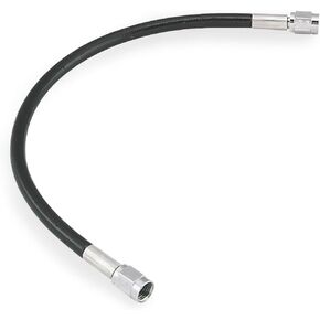 Goodridge 9" BLK W/CHR ENDS SS BRK HOSE Brake Lines Universal Brake Hose BLK Black w/ Chrome Ends 9 in 9" Black hose with chrome ends - 10309 in Kuwait
