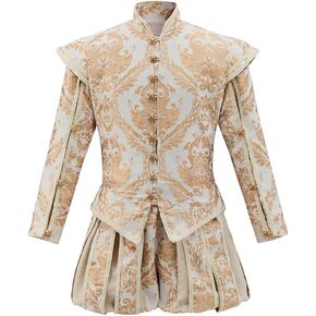 بدلة رجالي من Tudor Doublet Jacket وسروال عصر النهضة النبيل تيودور الأمير King Elizabethan زي الرجال in Kuwait