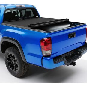 PZ Soft Roll-up Truck Bed Tonneau Cover Compatible with 2016-2023 Toyota Tacoma 5ft (60.5") Bed with Deck Rail System (Excl. Trail Edition) in Kuwait