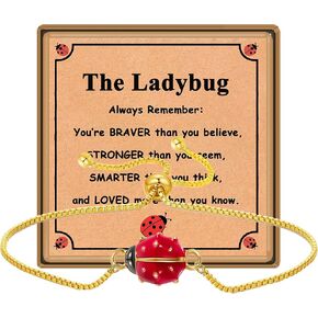 سوار الخنفساء ذو ​​الحظ السعيد للنساء، هدية لمحبي الخنفساء، سحر الخنفساء اللطيف، هدية مجوهرات رائعة لعيد الميلاد وعيد الأم in Kuwait