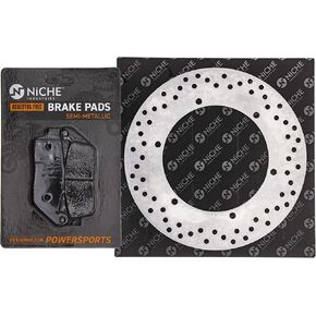 NICHE Rear Right Brake Rotor Pad Semi Metallic Kit For Honda Valkyrie 1500 06455-KYJ-901 06435-MGZ-J01 43251-MBY-671 in Kuwait