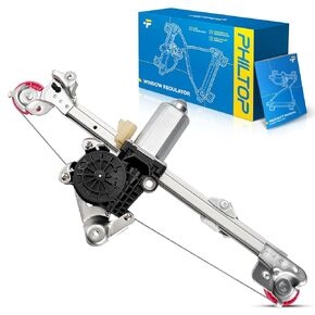 PHILTOP Rear Right Passenger Side Power Window Regulator and Motor Assembly Compatible with 1998 1999 2000 2001 2002 Honda Accord Replace 72711S84A01, 741-699, 72750SM4J01 in Kuwait