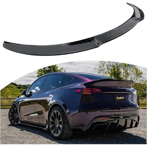 جناح سبويلر خلفي لعام 2020 2021 2022 2023 2024 Tesla Model Y، ملحقات نمط أداء الجذع الخلفي سبويلر شفة البطة باللون الأسود غير اللامع in Kuwait