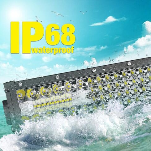 30 Inch LED Light Bar, Niking Auto 230W Quad Row LED Driving Light Spot Flood Combo Beam Off Road LED Bumper Work Light Waterproof Fog Lamps for Trucks ATV UTV SUV Boat in Saudi Arabia