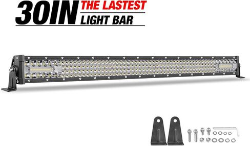 30 Inch LED Light Bar, Niking Auto 230W Quad Row LED Driving Light Spot Flood Combo Beam Off Road LED Bumper Work Light Waterproof Fog Lamps for Trucks ATV UTV SUV Boat in Saudi Arabia