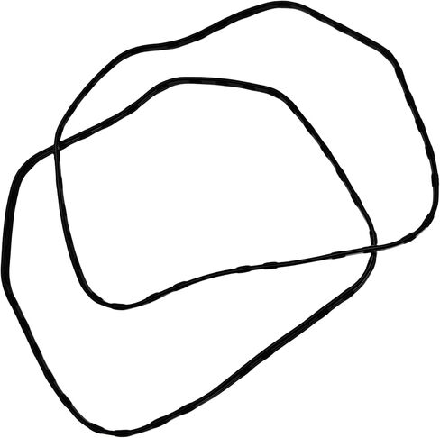 Valve Cover Seal Gasket,Compatible with Kohler CH18,CH22-66557,CH18-62654,CH22 Mower Replace 24-153-23-S, 24 153 23-S, 24-153-16-S,24-153-12 (1pcs, Black) in Kuwait