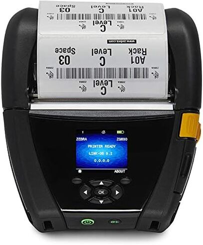 طابعة محمولة Zebra ZQ630 مقاس 4 بوصات USB وبلوتوث وواي فاي حرارية مباشرة (متجددة) in Saudi Arabia