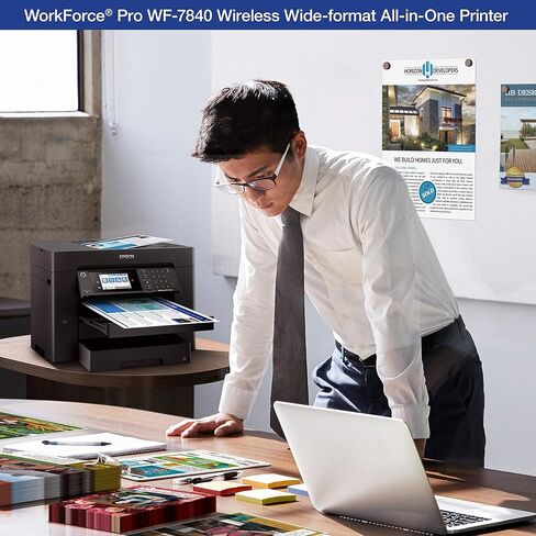 Epson WorkForce Pro WF-7840 Wireless All-in-One Wide-format Printer (Renewed) in Kuwait
