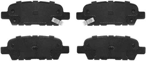 AutoShack Rear Solid Brake Rotors + Ceramic Pads 6-PC Brake Kit Replacement for 2009-2023 Nissan Altima 2013-2019 Nissan Sentra 11.48" (291.6 mm) in Kuwait