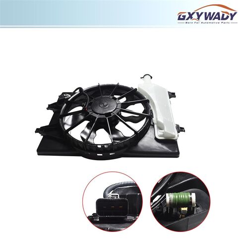 GXYWADY AC RadiatorCooling Fan لاستبدال HY3115156 25350F2000 25231F2000 لاستبدال Elantra 2.0L 2017-2019 in Saudi Arabia