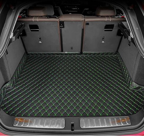 Car Trunk Mat for Cadillac SRX 2010 2011 2012 2013 2014 2015 2016, Custom Fit PU Leather Cargo Liner, All-Weather Protection Waterproof Rear Trunk Liner Protector, Auto Interior Accessories in Saudi Arabia