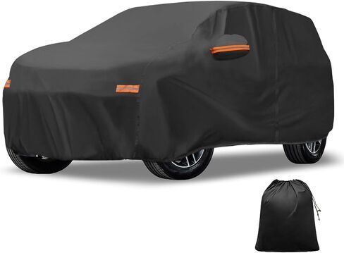 X AUTOHAUX غطاء سيارة في الهواء الطلق مقاوم للماء الشمس المطر الثلوج البرد حماية مع الجانب الأيسر الباب سستة 210D-PU لكزس UX in Saudi Arabia