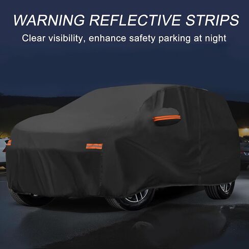 X AUTOHAUX غطاء سيارة في الهواء الطلق مقاوم للماء الشمس المطر الثلوج البرد حماية مع الجانب الأيسر الباب سستة 210D-PU لكزس UX in Saudi Arabia