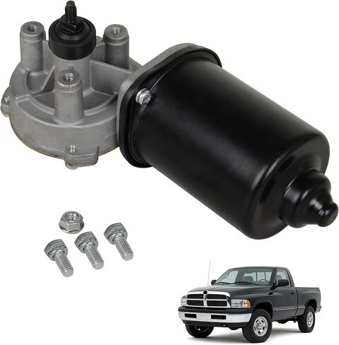 Front Windshield Wiper Motor 55155043 Compatible with Dodge Ram 1500 2500 3500 1994-1996, Dakota Dynasty, Chrysler Shadow Spirit, Plymouth Acclaim Replace OE WPM387 4584260 4389131 in Kuwait