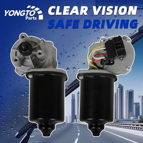 Front Windshield Wiper Motor 55155043 Compatible with Dodge Ram 1500 2500 3500 1994-1996, Dakota Dynasty, Chrysler Shadow Spirit, Plymouth Acclaim Replace OE WPM387 4584260 4389131 in Kuwait