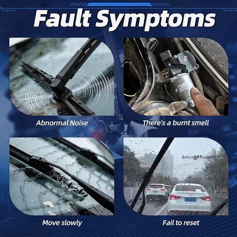 Front Windshield Wiper Motor 55155043 Compatible with Dodge Ram 1500 2500 3500 1994-1996, Dakota Dynasty, Chrysler Shadow Spirit, Plymouth Acclaim Replace OE WPM387 4584260 4389131 in Kuwait