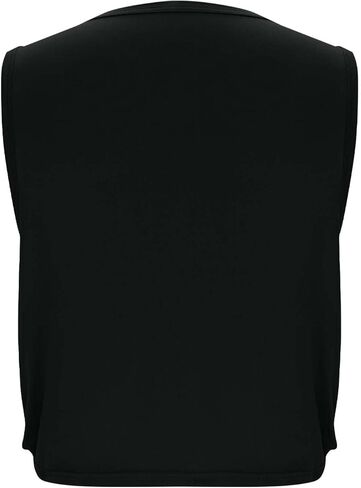 Workout Tops for Women Cropped Yoga Running Tank Top Sleeveless Athletic Shirts Loose Fit Gym Clothes Pilates Outfit in Saudi Arabia