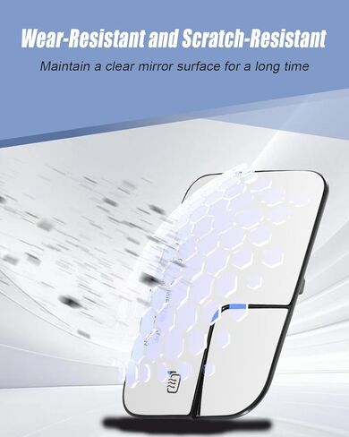 Right Side Rear View Mirror Glass Fit for Ford Edge Lincoln MKX 2007 2008 2009 2010, Heated Rearview Mirror Replace 9T4Z17K707B, Right Passenger Side in Saudi Arabia