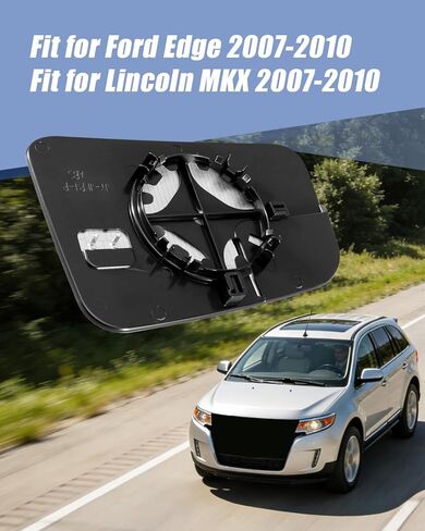 Right Side Rear View Mirror Glass Fit for Ford Edge Lincoln MKX 2007 2008 2009 2010, Heated Rearview Mirror Replace 9T4Z17K707B, Right Passenger Side in Saudi Arabia