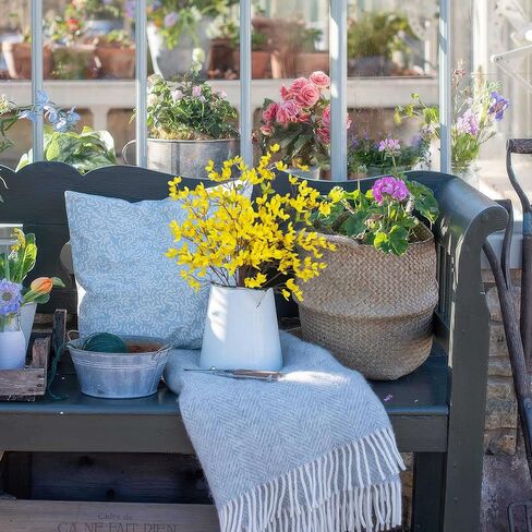 6 Pcs Artificial Forsythia Branches Silk Yellow Flowers Faux Forsythia Branches Fake Spring Flowers Stems for Decoration Indoor Outdoor Wedding Home Yard Cemetery Dining Table Vase Party in Saudi Arabia