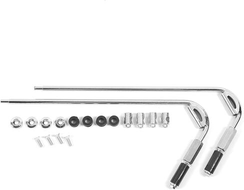 Motorcycle Adjustable Brown ABS Material 13.8x16.9in Fit for GTS300 Primavera150 Spring Sprint150 with Mounting Accessories in Kuwait