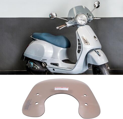 Motorcycle Adjustable Brown ABS Material 13.8x16.9in Fit for GTS300 Primavera150 Spring Sprint150 with Mounting Accessories in Kuwait